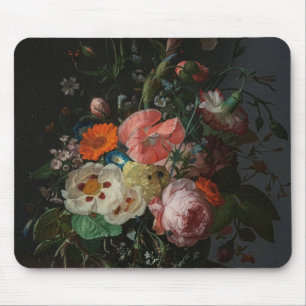 Vintage Dutch Master Still Life Rachel Ruysch Mouse Mat