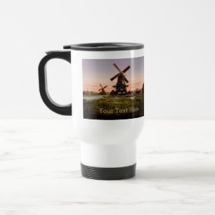 Vintage Dutch Windmills custom mugs