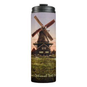 Vintage Dutch Windmills custom tumbler