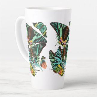 Vintage E.A. Séguy's Green butterflies Latte Mug
