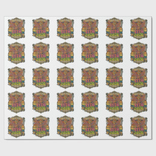 Vintage Eagle 1776 2026 Shirt Bubble Patriotic Wrapping Paper