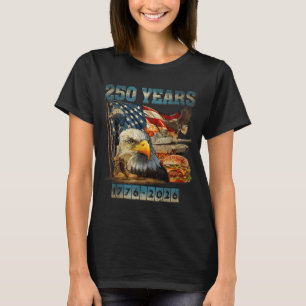 Vintage Eagle Usa Flag 250 Years 1776-2026 250th B T-Shirt