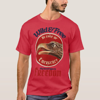 Vintage Eagle Wild Free T-Shirt