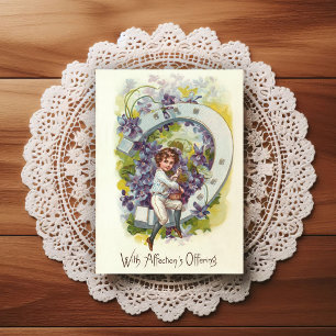Vintage Early 1900's Birthday Greeting Postcard
