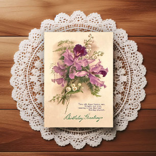 Vintage Early 1900's Birthday Greeting Postcard