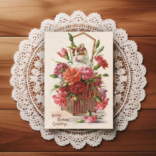 Vintage Early 1900's Birthday Greeting Postcard