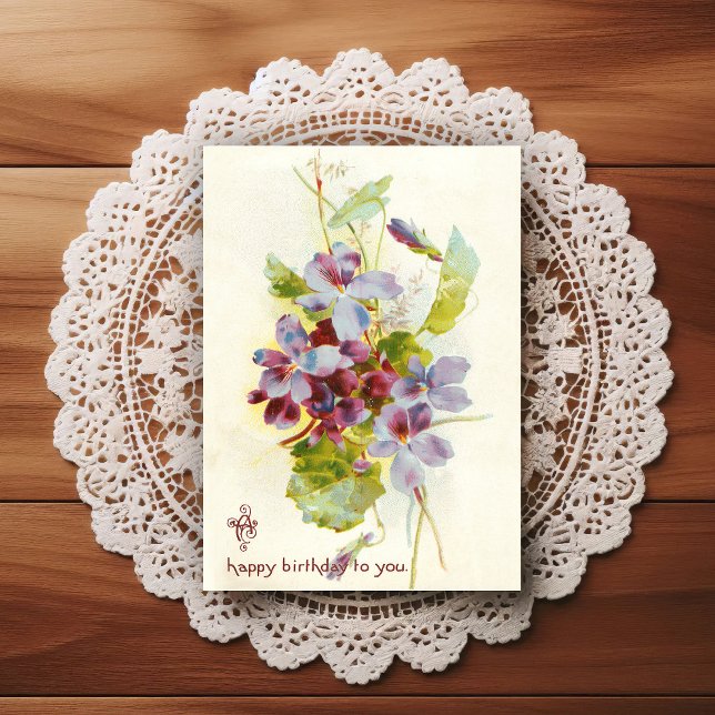 Vintage Early 1900's Birthday Greeting Postcard (Creator Uploaded)