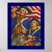 Vintage Early American Soldiers Art 