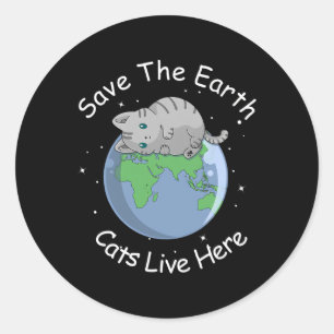 Vintage Earth Day Earth Day Shirt For Women Classic Round Sticker