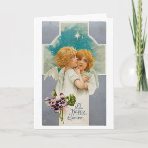 Vintage Easter Angel Card