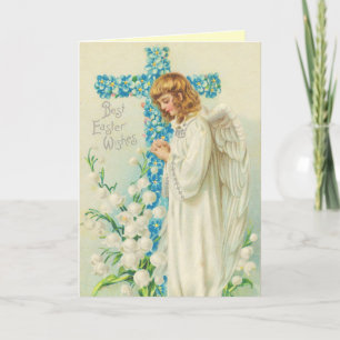 Vintage Easter Angel Card