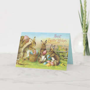 Vintage Easter Blessings Card