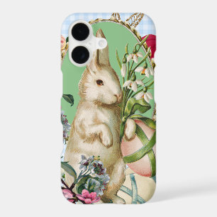 Vintage Easter Bunny and Eggs Collage