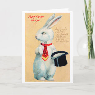 Vintage Easter Bunny Card