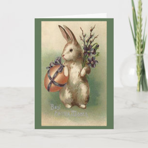 Vintage Easter Bunny Card