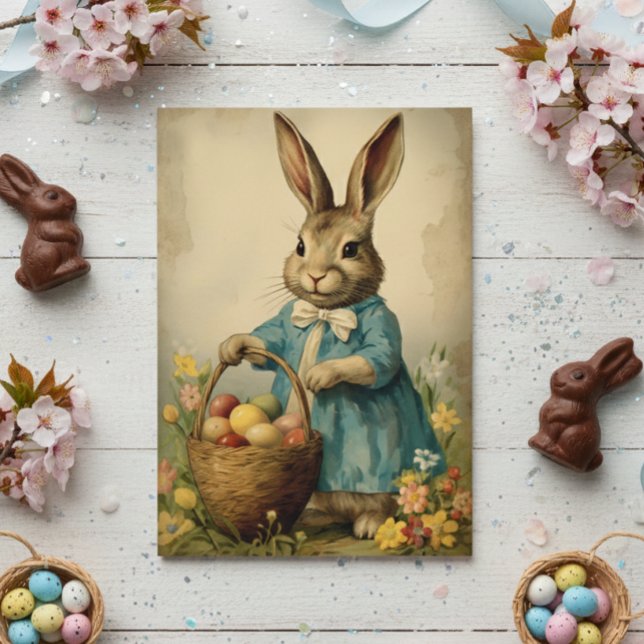 Vintage Easter Bunny  Card (Creator Uploaded)