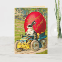 Vintage Easter Bunny Card