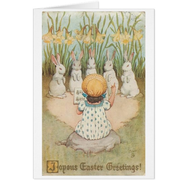 Vintage - Easter Bunny Chorus, (Front)