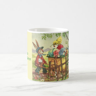 Vintage Easter Bunny Delivery Mug