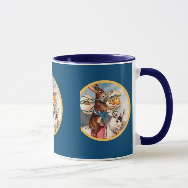 Vintage Easter Bunny Mug (Right)