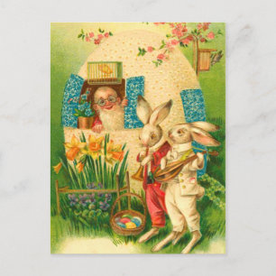Vintage Easter Bunny Postcard