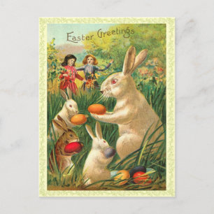 Vintage Easter Bunny Postcard