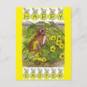 Vintage Easter Bunny Postcard