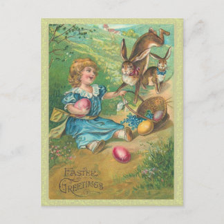Vintage Easter Bunny Postcard