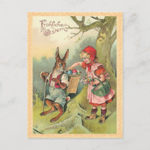 Vintage Easter Bunny Postcard