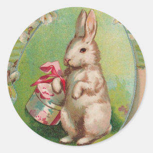 Vintage Easter Bunny Stickers