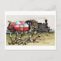 Vintage Easter Bunny Train