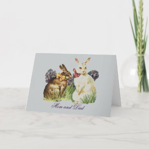 Vintage Easter Card For Parents
