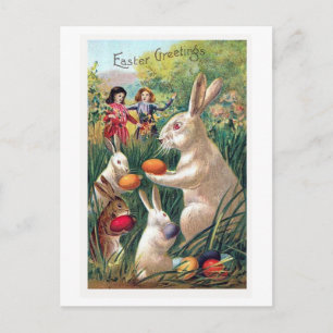 Vintage Easter Card Reproduction Postcard