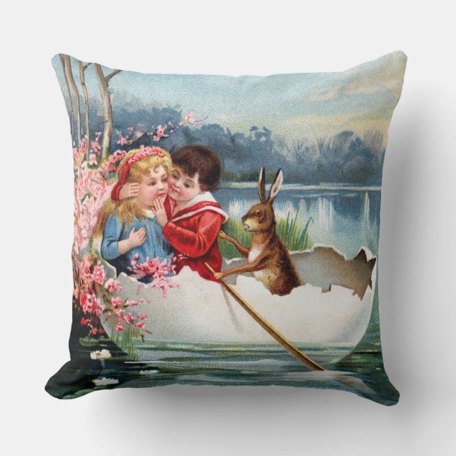 Vintage Easter Cushion (Front)