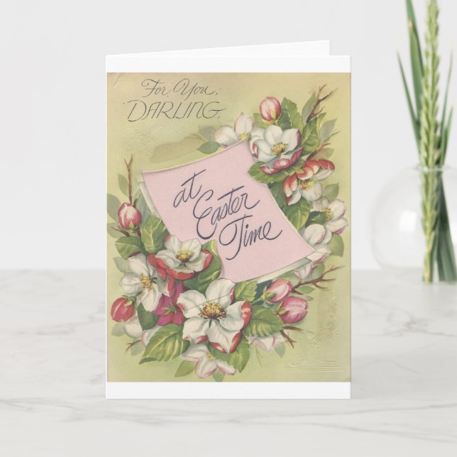 Vintage Easter Darling "Mario" Holiday Card (Front)