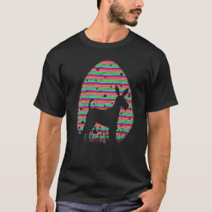 Vintage Easter Egg Airedale Terrier Dog Easter Su T-Shirt