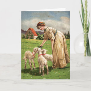 Vintage Easter Greeting Card