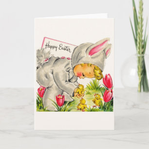 Vintage Easter Greeting Card