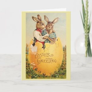 Vintage - Easter Greeting to Spouse, Holiday Card