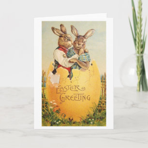 Vintage Easter Greeting!  Victorian Easter Card