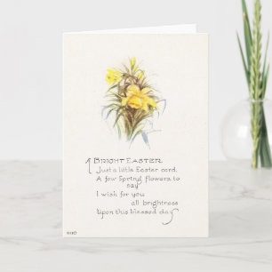 Vintage Easter Greetings/A Bright Easter Holiday Card
