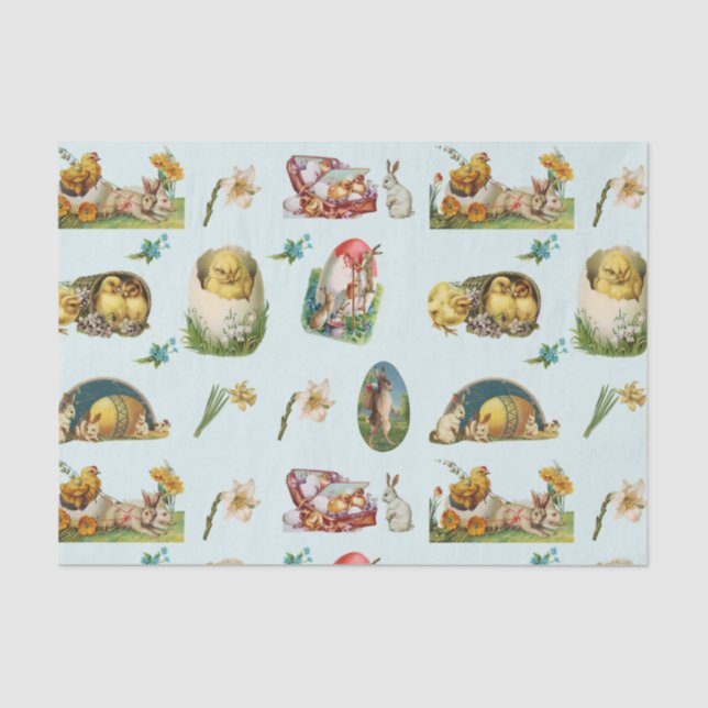 Vintage Easter Heritage Collection Tissue Paper (Front)