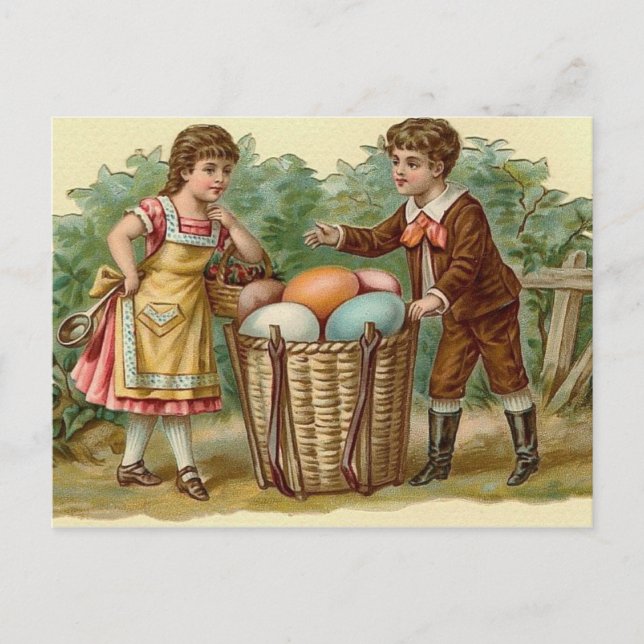 Vintage Easter Holiday Art postcard (Front)