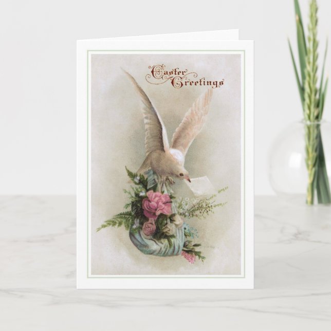 Vintage Easter Holiday Card (Front)