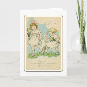Vintage Easter Holiday Card
