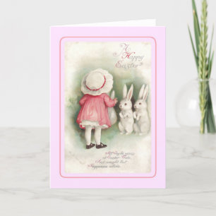 Vintage Easter Holiday Card