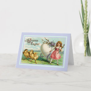 Vintage Easter Holiday Card