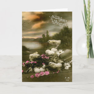 Vintage Easter Holiday Card