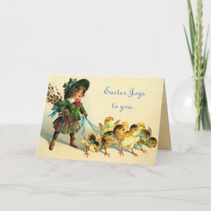 Vintage Easter Holiday Card