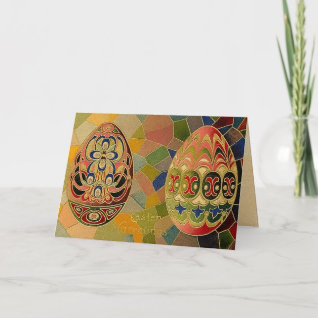 Vintage Easter Holiday Card (Front)